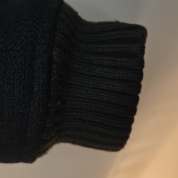 THE NORTH FACE @ WOOL DUFFLE PARKA HOODED BOMBER ZIP BLACK S - Picture 3 of 12